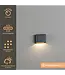 Artdelight Artdelight Moderne LED Wandleuchte Diaz 1L - Schwarz/Gold