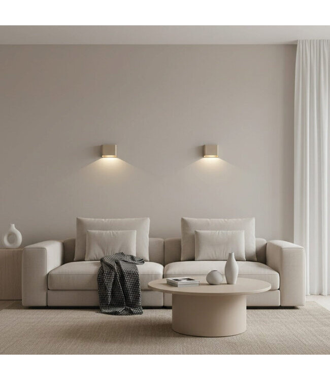 Artdelight Artdelight Moderne LED Wandleuchte Diaz 1L - Champagner