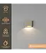 Artdelight Artdelight Moderne LED Wandleuchte Diaz 1L - Champagner