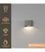 Artdelight Artdelight Moderne LED Wandleuchte Diaz 1L - Stahlgrau