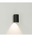 Artdelight Runde LED Wandleuchte Brody 1 - Schwarz
