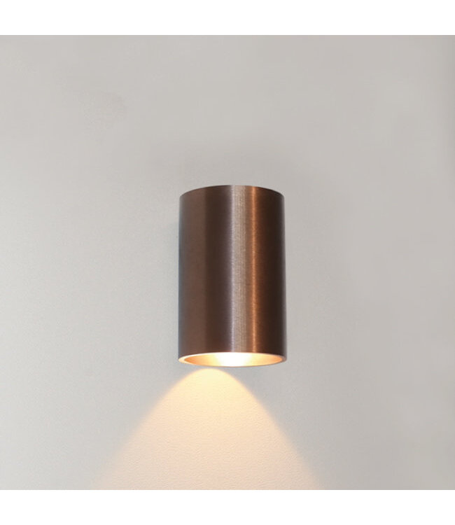 Artdelight Artdelight Runde LED Wandleuchte Brody 1 - Dunkelbronze