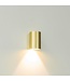 Artdelight Runde LED Wandleuchte Brody 1 - Gold