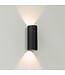 Artdelight Artdelight Runde LED Wandleuchte Brody 2 - Schwarz
