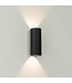 Artdelight Runde LED Wandleuchte Brody 2 - Schwarz