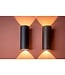 Artdelight Artdelight Runde LED Wandleuchte Brody 2 - Schwarz