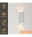 Artdelight Artdelight Runde LED Wandleuchte Brody 2 - Weiß