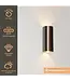 Artdelight Artdelight Runde LED Wandleuchte Brody 2 - Aluminium