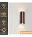 Artdelight Artdelight Runde LED Wandleuchte Brody 2 - Dunkelbronze