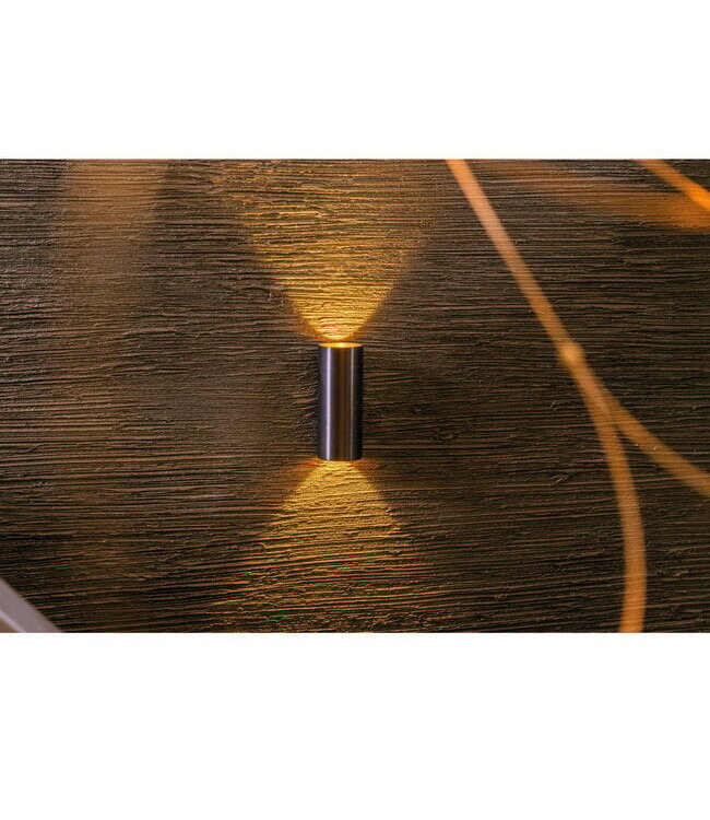 Artdelight Artdelight Runde LED Wandleuchte Brody 2 - Dunkelbronze
