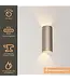 Artdelight Artdelight Runde LED Wandleuchte Brody 2 - Champagner