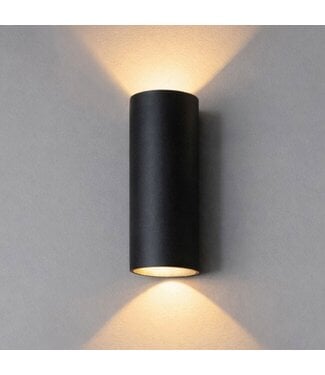 Artdelight LED Wandleuchte Brody 2 - Schwarz - Dim-to-Warm