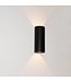 Artdelight Runde LED Wandleuchte Brody 2 - Schwarz - Dim-to-Warm