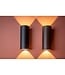 Artdelight Artdelight Runde LED Wandleuchte Brody 2 - Schwarz - Dim-to-Warm