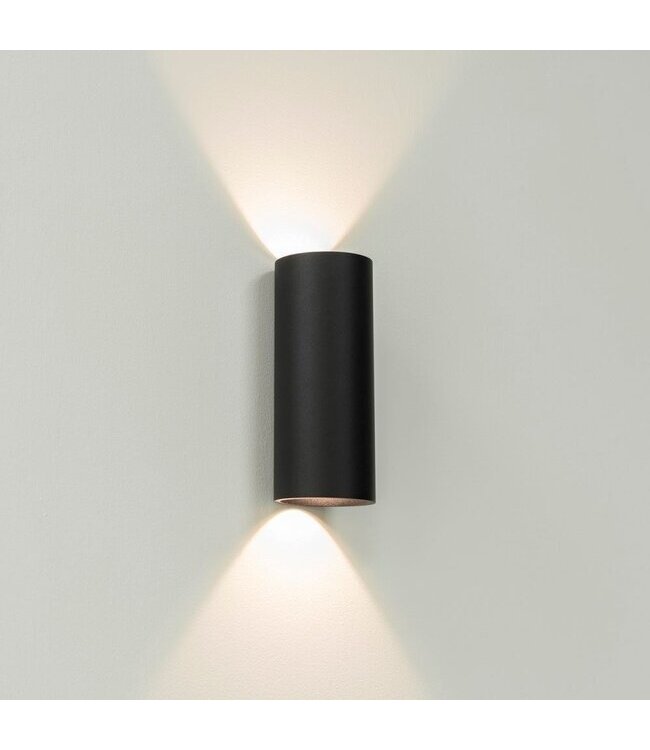 Artdelight Artdelight Runde LED Wandleuchte Brody 2 - Schwarz - Dim-to-Warm