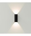 Artdelight Runde LED Wandleuchte Brody 2 - Schwarz - Dim-to-Warm