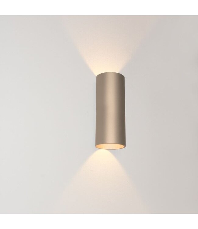 Artdelight Artdelight Runde LED Wandleuchte Brody 2 - Champagner - Dim-to-Warm