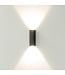 Artdelight Artdelight Runde LED Wandleuchte Brody 2 - Dunkel-Antikbronze - Dim-to-Warm