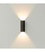 Artdelight Artdelight Runde LED Wandleuchte Brody 2 - Dunkel-Antikbronze - Dim-to-Warm