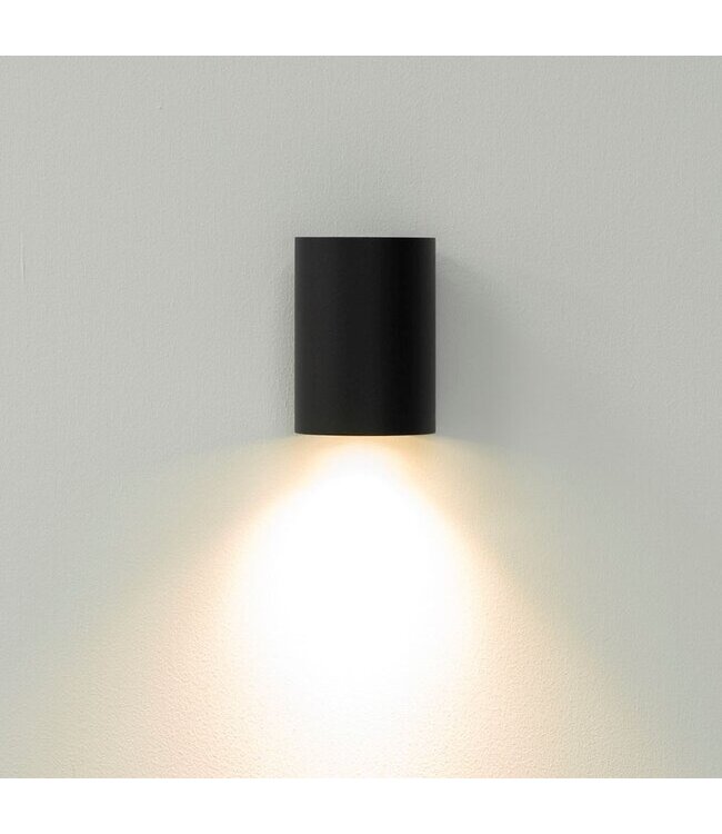Artdelight Artdelight Industrielle GU10 Wandleuchte Roulo 1 - Schwarz