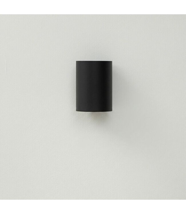 Artdelight Artdelight Industrielle GU10 Wandleuchte Roulo 1 - Schwarz