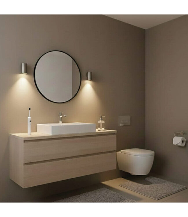 Artdelight Artdelight Industrielle GU10 Wandleuchte Roulo 1 - Champagner