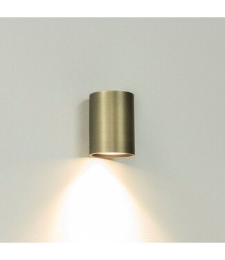 Artdelight GU10 Wandleuchte Roulo 1 - Antikbronze