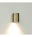 Artdelight Industrielle GU10 Wandleuchte Roulo 1 - Antikbronze