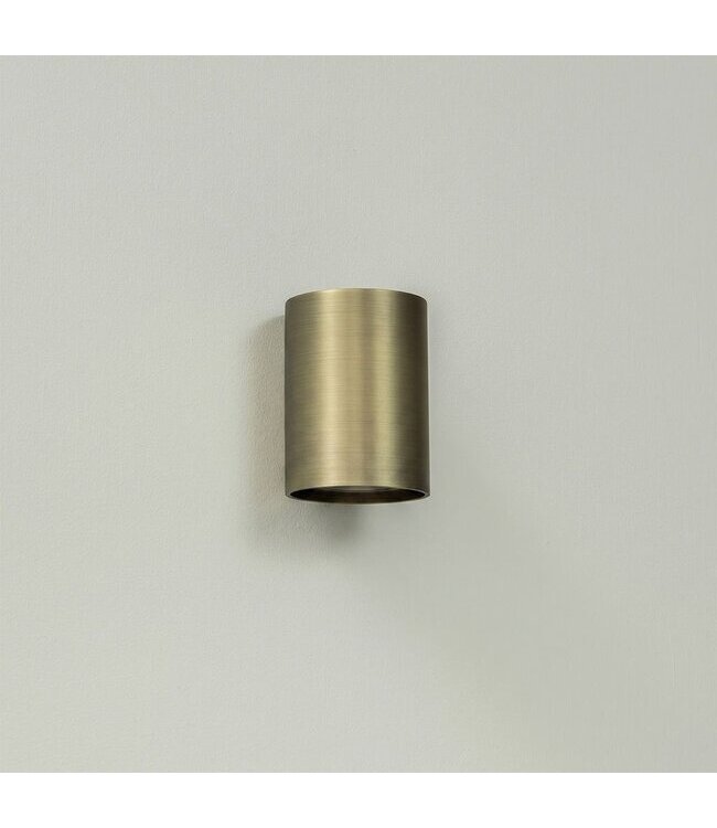 Artdelight Artdelight Industrielle GU10 Wandleuchte Roulo 1 - Antikbronze