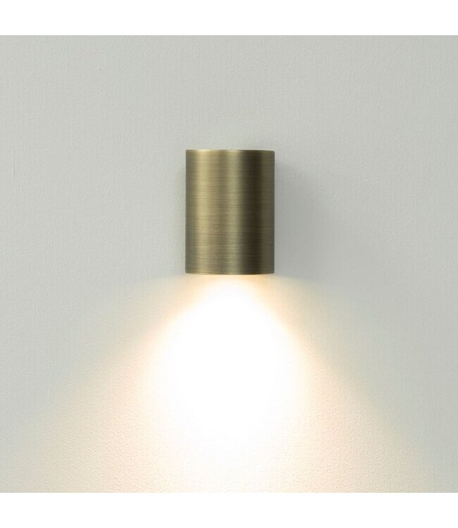 Artdelight Artdelight Industrielle GU10 Wandleuchte Roulo 1 - Antikbronze