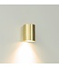 Artdelight Artdelight Industrielle GU10 Wandleuchte Roulo 1 - Gold