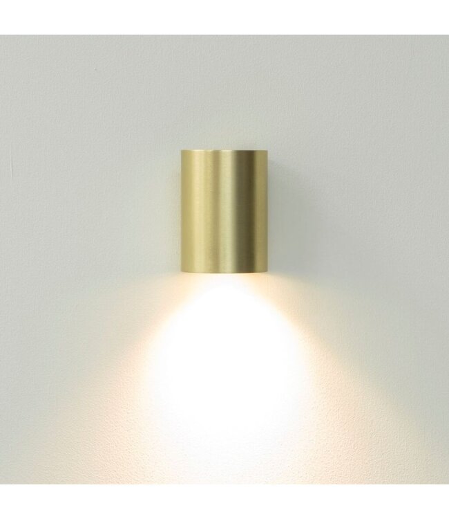 Artdelight Artdelight Industrielle GU10 Wandleuchte Roulo 1 - Gold