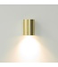 Artdelight Artdelight Industrielle GU10 Wandleuchte Roulo 1 - Gold