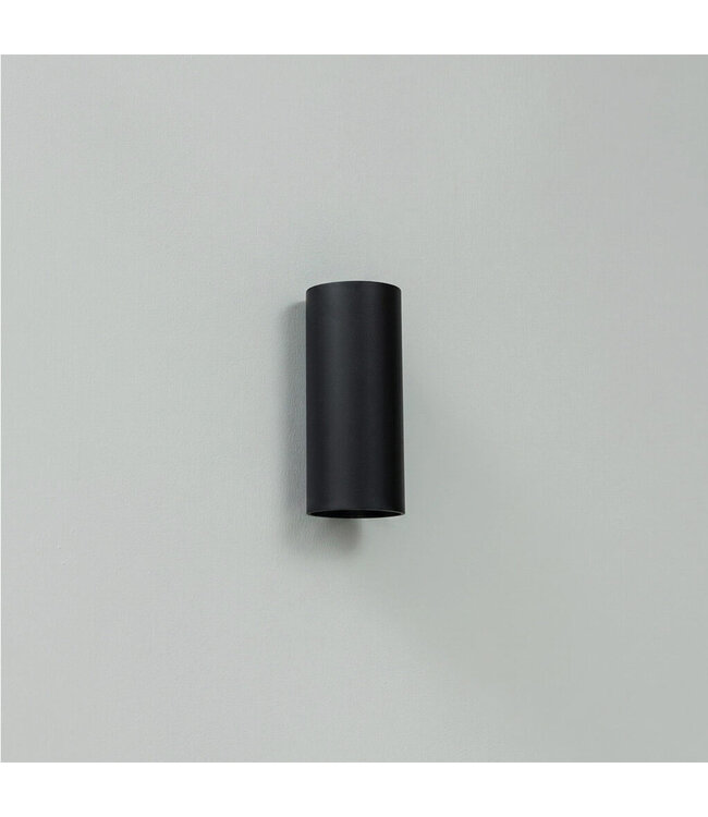 Artdelight Artdelight Industrielle GU10 Wandleuchte Roulo 2 - Schwarz