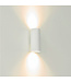 Artdelight Artdelight Industrielle GU10 Wandleuchte Roulo 2 - Weiß