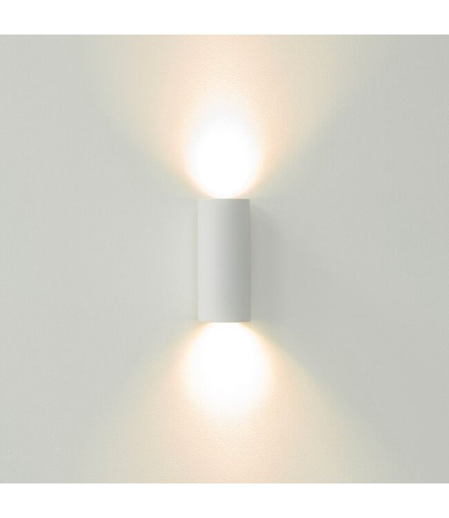 Artdelight Artdelight Industrielle GU10 Wandleuchte Roulo 2 - Weiß