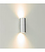 Artdelight Artdelight Industrielle GU10 Wandleuchte Roulo 2 - Aluminium