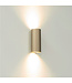 Artdelight Artdelight Industrielle GU10 Wandleuchte Roulo 2 - Champagner