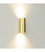 Artdelight Artdelight Industrielle GU10 Wandleuchte Roulo 2 - Gold