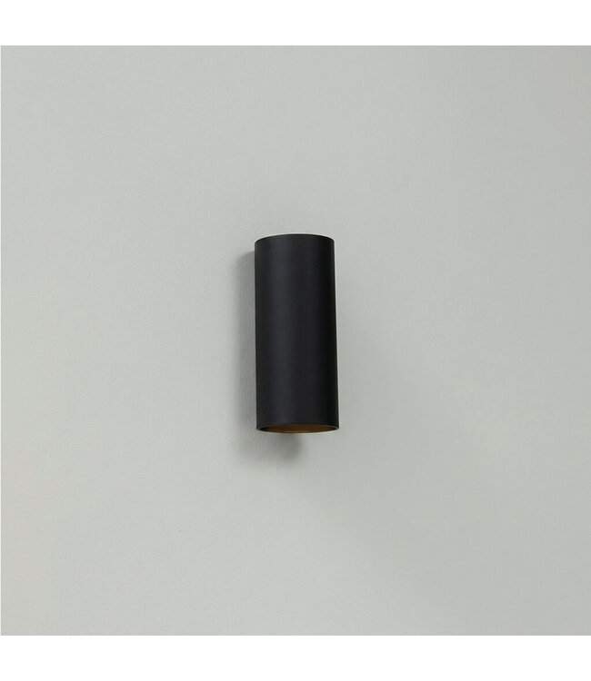 Artdelight Artdelight Industrielle GU10 Wandleuchte Roulo 2 - Schwarz/Gold