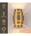 Artdelight Artdelight Design-Wandleuchte Rolls - Bronze
