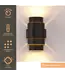 Artdelight Artdelight Design-Wandleuchte Rolls - Schwarz/Gold