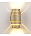 Artdelight Artdelight Design-Wandleuchte Rolls - Champagner