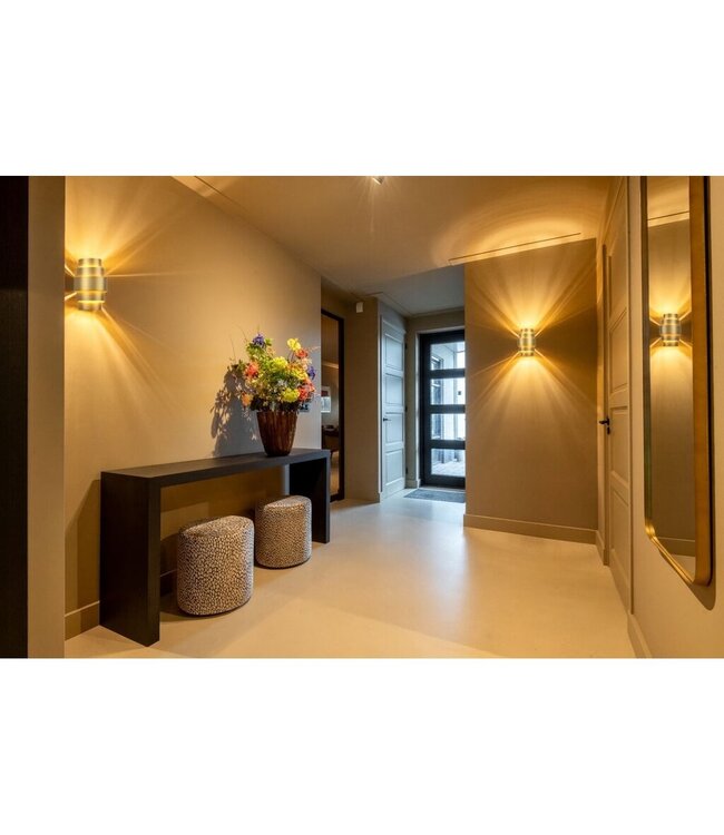 Artdelight Artdelight Design-Wandleuchte Rolls - Champagner