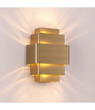Artdelight G9 Wandleuchte Layers - Bronze