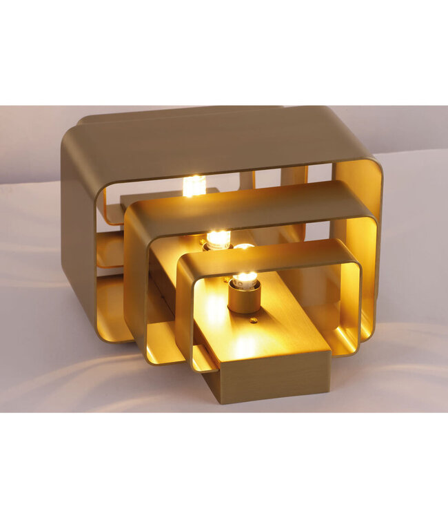 Artdelight Artdelight Design-Wandleuchte Layers - Bronze