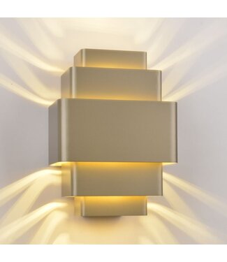 Artdelight G9 Wandleuchte Layers - Champagner