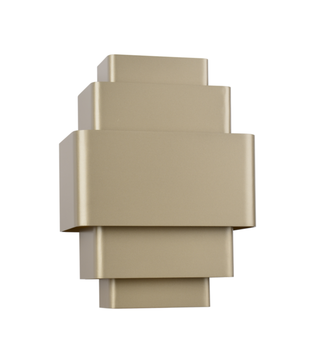 Artdelight Artdelight Design-Wandleuchte Layers - Champagner