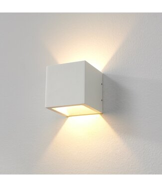 Artdelight LED Wandleuchte Cube - Weiß