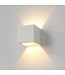 Artdelight Artdelight Robuste LED Wandleuchte Cube - Weiß